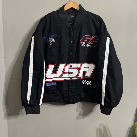 PacSun Pit Crew Racing Jacket size M - Picture 2 of 12